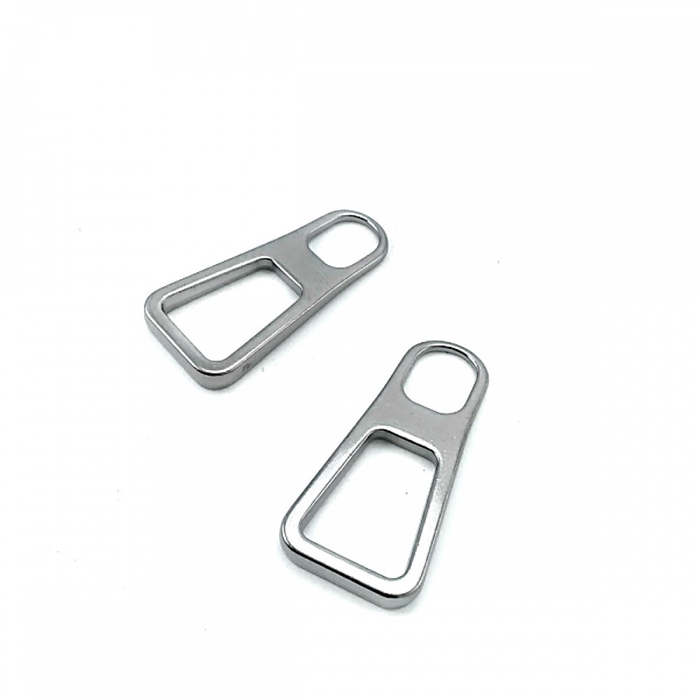 Zipper Pullers Types Metal Zipper Puller 34 mm Simple Design